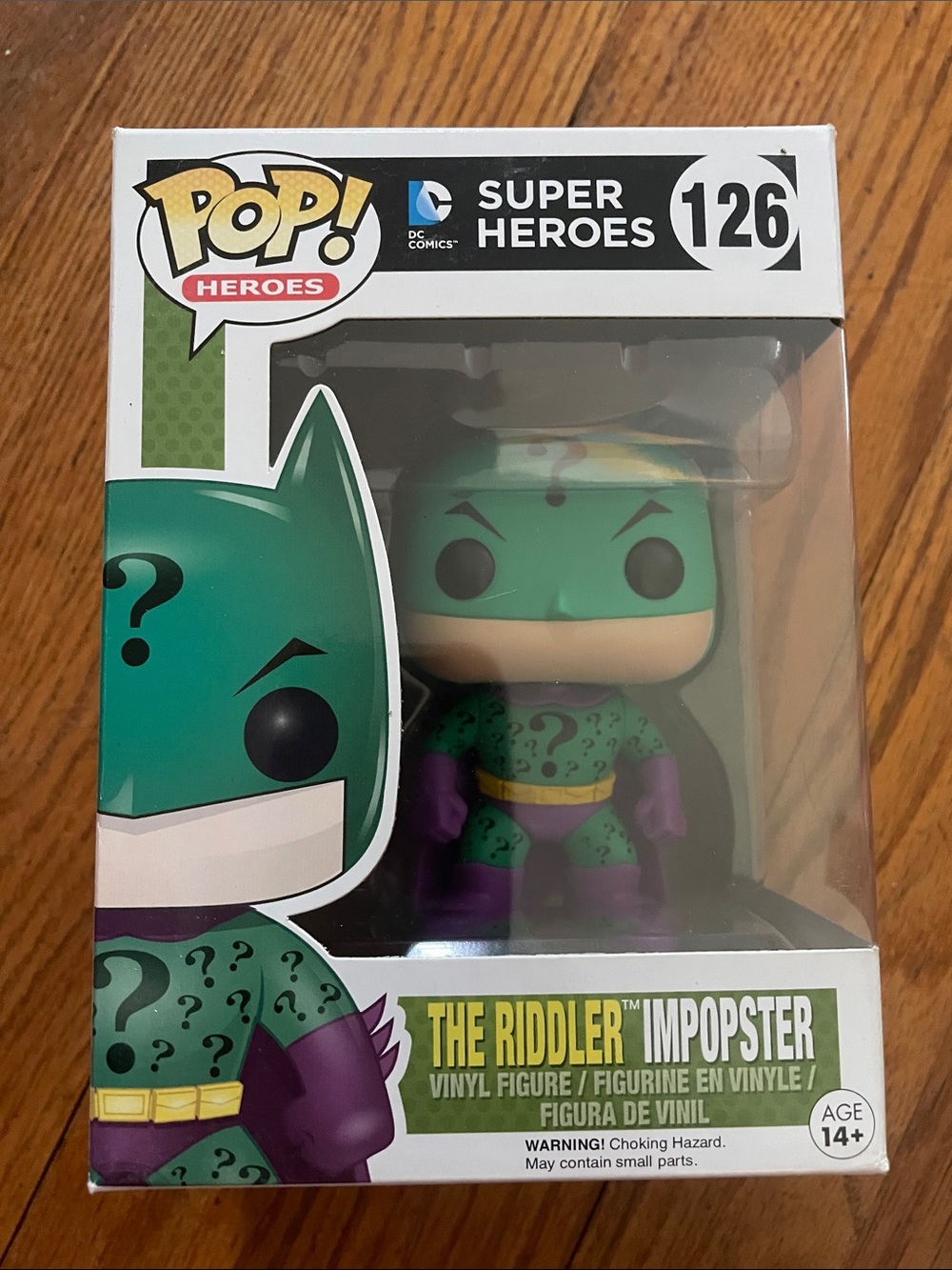 Funko The Riddler Impopster Green & Purple Vinyl Figure (Pop! Heroes 126)